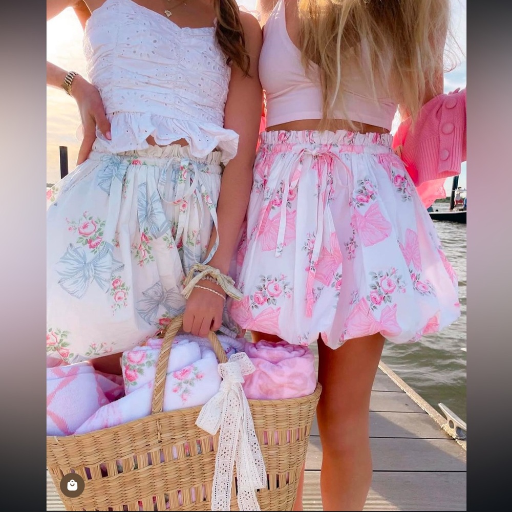 Loveshack Fancy Cheyenne Bubble Skirt Rare!!